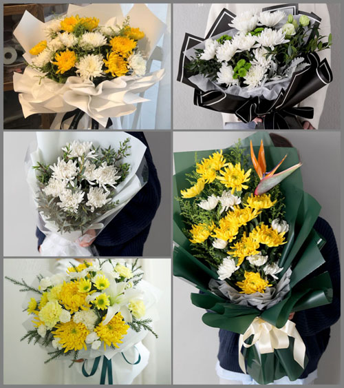 广东梅州市丰顺县北斗镇才口村白事花束代送
